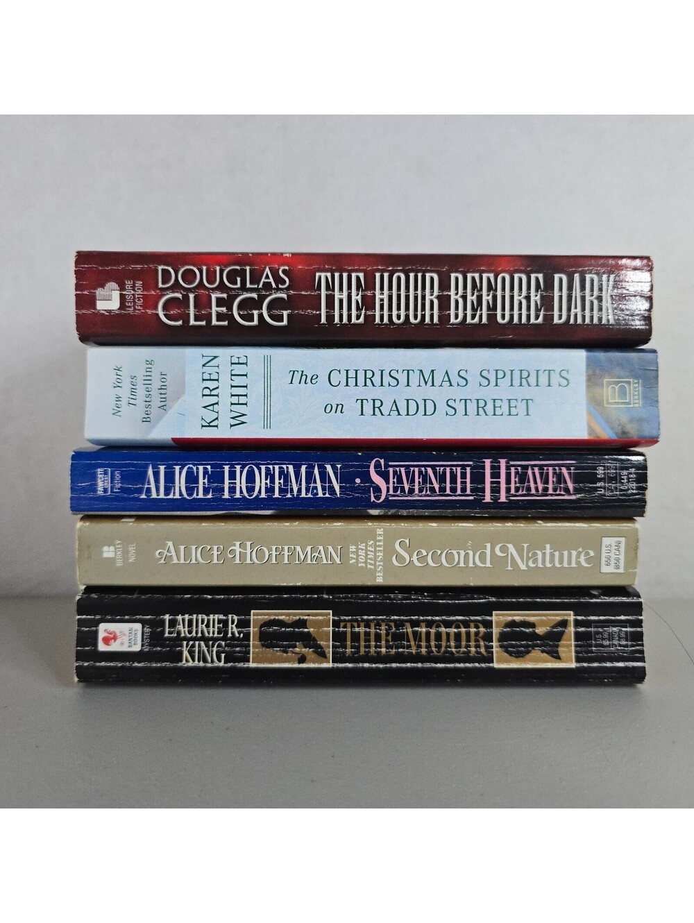Mixed Genre Book Lot Gothic, Paranormal Mystery, Horror, Magical Realism